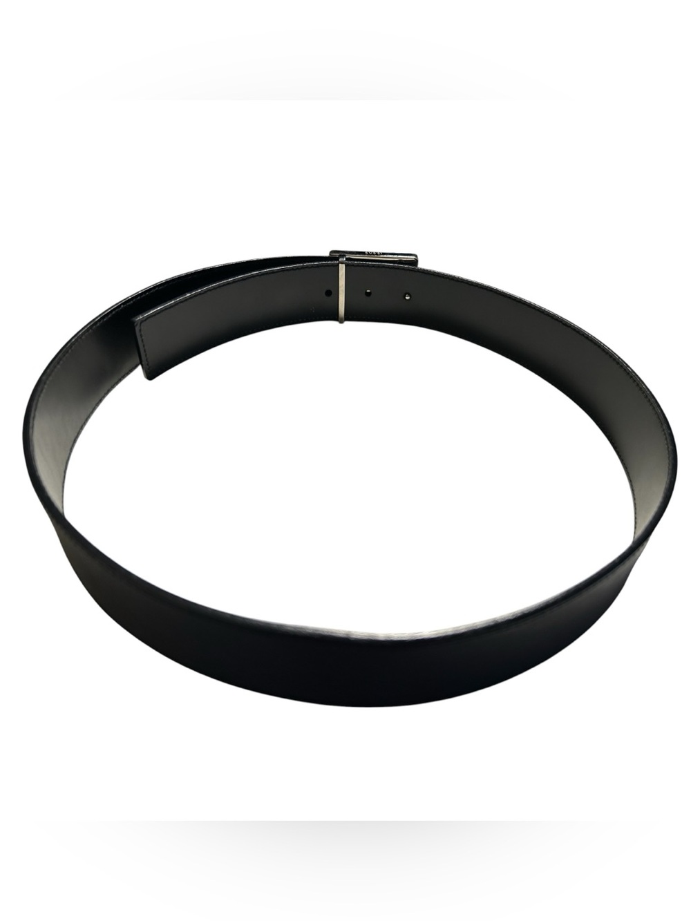 Gucci Tom Ford Square G Buckle Belt Black Leather Vintage 90s Size 85 - 34 - Picture 5 of 9